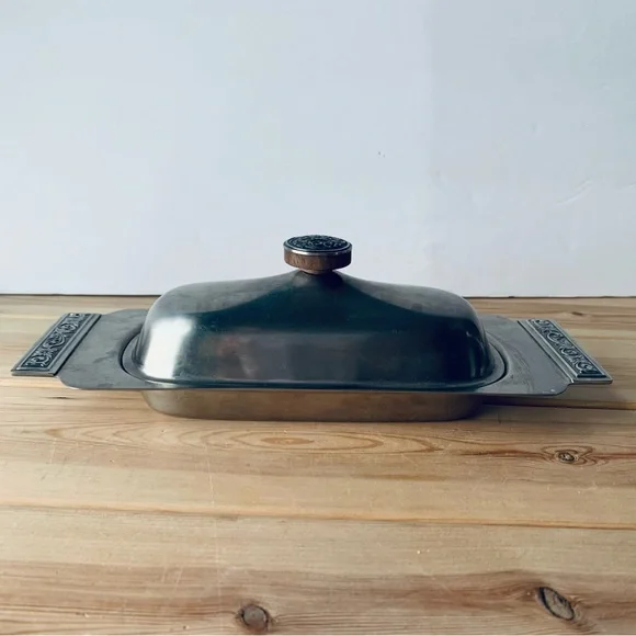 International Decorators Stainless Butter Dish - Picture 5 of 9
